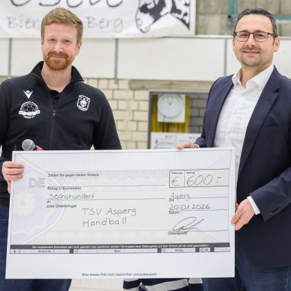 20.01.2026 | 100 Jahre Handball unterm Hohenasperg | TVB Stuttgart - HBW Balingen-Weilstetten 33:31 | Bild: Mike Matysik (www.portraction.de)