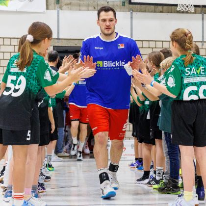 20.01.2026 | 100 Jahre Handball unterm Hohenasperg | TVB Stuttgart - HBW Balingen-Weilstetten 33:31 | Bild: Mike Matysik (www.portraction.de)