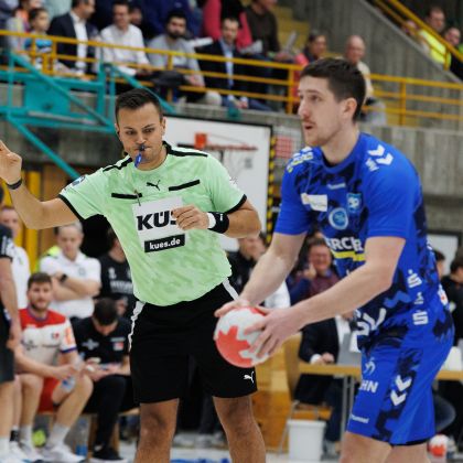 20.01.2026 | 100 Jahre Handball unterm Hohenasperg | TVB Stuttgart - HBW Balingen-Weilstetten 33:31 | Bild: Mike Matysik (www.portraction.de)
