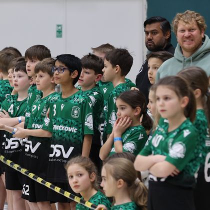 20.01.2026 | 100 Jahre Handball unterm Hohenasperg | TVB Stuttgart - HBW Balingen-Weilstetten 33:31 | Bild: Mike Matysik (www.portraction.de)