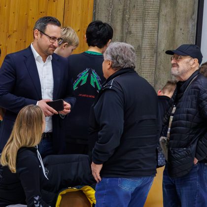 20.01.2026 | 100 Jahre Handball unterm Hohenasperg | TVB Stuttgart - HBW Balingen-Weilstetten 33:31 | Bild: Mike Matysik (www.portraction.de)