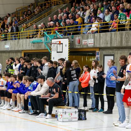 20.01.2026 | 100 Jahre Handball unterm Hohenasperg | TVB Stuttgart - HBW Balingen-Weilstetten 33:31 | Bild: Mike Matysik (www.portraction.de)