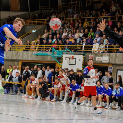 20.01.2026 | 100 Jahre Handball unterm Hohenasperg | TVB Stuttgart - HBW Balingen-Weilstetten 33:31 | Bild: Mike Matysik (www.portraction.de)