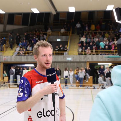 20.01.2026 | 100 Jahre Handball unterm Hohenasperg | TVB Stuttgart - HBW Balingen-Weilstetten 33:31 | Bild: Mike Matysik (www.portraction.de)