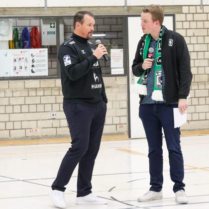 20.01.2026 | 100 Jahre Handball unterm Hohenasperg | TVB Stuttgart - HBW Balingen-Weilstetten 33:31 | Bild: Mike Matysik (www.portraction.de)