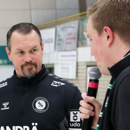 20.01.2026 | 100 Jahre Handball unterm Hohenasperg | TVB Stuttgart - HBW Balingen-Weilstetten 33:31 | Bild: Mike Matysik (www.portraction.de)