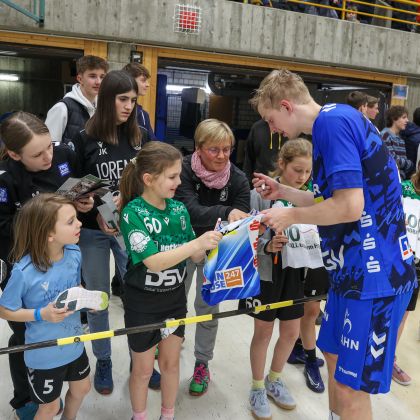 20.01.2026 | 100 Jahre Handball unterm Hohenasperg | TVB Stuttgart - HBW Balingen-Weilstetten 33:31 | Bild: Mike Matysik (www.portraction.de)