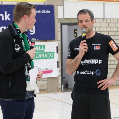 20.01.2026 | 100 Jahre Handball unterm Hohenasperg | TVB Stuttgart - HBW Balingen-Weilstetten 33:31 | Bild: Mike Matysik (www.portraction.de)