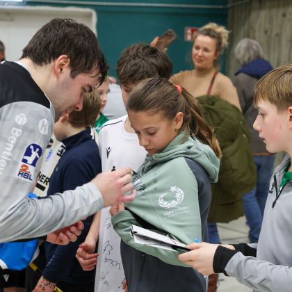 20.01.2026 | 100 Jahre Handball unterm Hohenasperg | TVB Stuttgart - HBW Balingen-Weilstetten 33:31 | Bild: Mike Matysik (www.portraction.de)