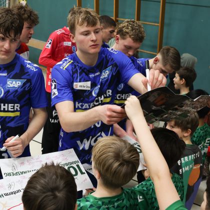 20.01.2026 | 100 Jahre Handball unterm Hohenasperg | TVB Stuttgart - HBW Balingen-Weilstetten 33:31 | Bild: Mike Matysik (www.portraction.de)