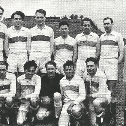 Die erste Handballmannschaft der Nachkriegszeit 1946