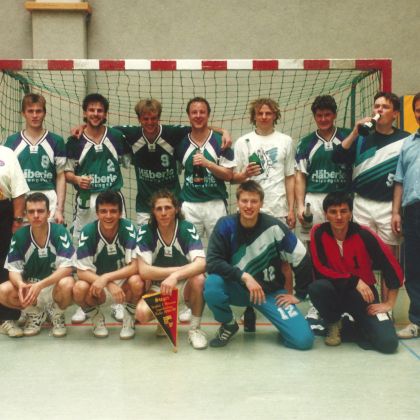 Die Handball-Aufstiegsmannschaft der Saison 1994/95