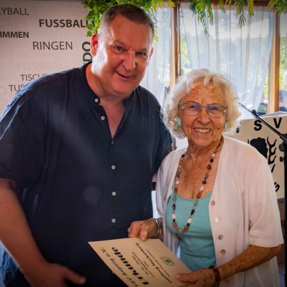 Ehrungsmatinee 2026 - Ingeborg Hackenberg (40 Jahre Mitgliedschaft) und Steffen Grauer