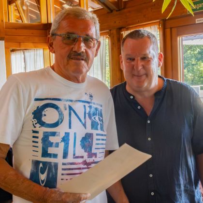 Ehrungsmatinee 2026 - Hermann Kummer (55 Jahre Mitgliedschaft) und Steffen Grauer