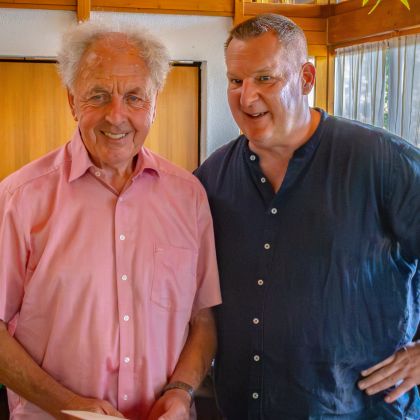 Ehrungsmatinee 2026 - Heinz Beck (70 Jahre Mitgliedschaft) und Steffen Grauer