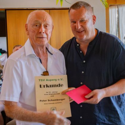 Ehrungsmatinee 2026 - Peter Schamberger (50 Jahre Mitgliedschaft) und Steffen Grauer