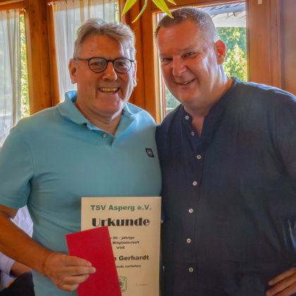 Ehrungsmatinee 2026 - Jochen Gerhardt (50 Jahre Mitgliedschaft) und Steffen Grauer