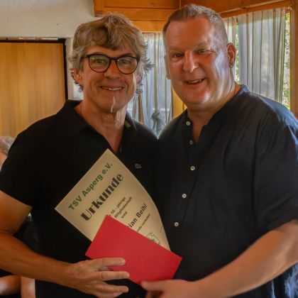 Ehrungsmatinee 2026 - Christian Beihl (50 Jahre Mitgliedschaft) und Steffen Grauer