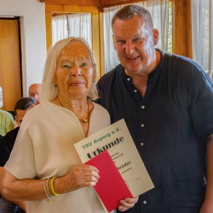 Ehrungsmatinee 2026 - Inge Schröder (50 Jahre Mitgliedschaft) und Steffen Grauer