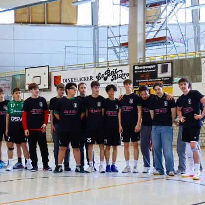 22.03.2026 Meisterehrung der männlichen B-Jugend in der Rundsporthalle