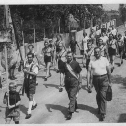 Athletenfest in Benningen ca.1950 