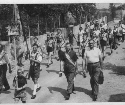 Athletenfest in Benningen ca.1950 