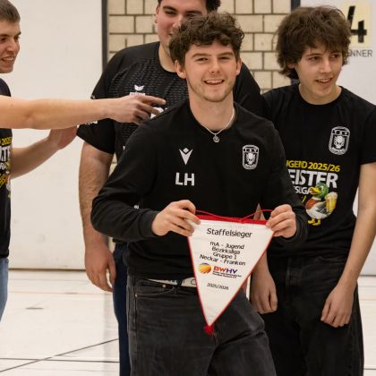 21.03.2026 Meisterehrung der männlichen A-Jugend in der Rundsporthalle
