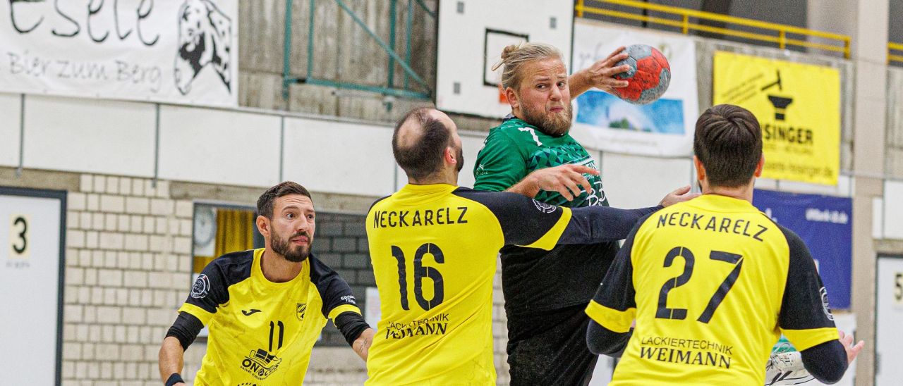 25.10.2025 Männer 1 - HA Neckarelz 35:21 | Bild: Mike Matysik (www.portraction.de)