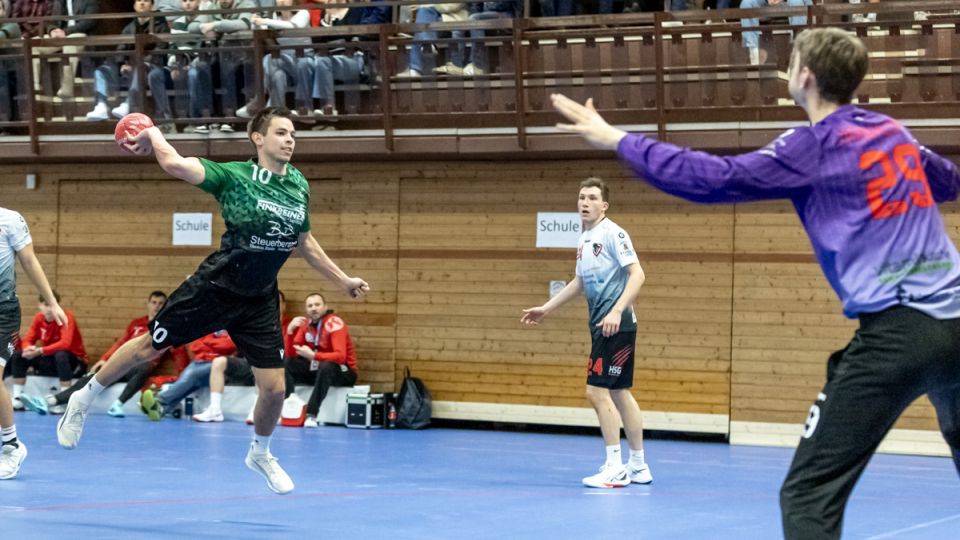 31.01.2026 HSG Hohenlohe - Männer 1 25:22 | Bild: Mike Matysik (www.portraction.de)