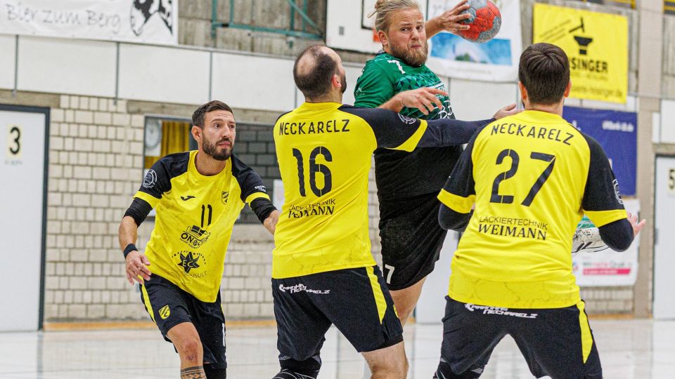 25.10.2025 Männer 1 - HA Neckarelz 35:21 | Bild: Mike Matysik (www.portraction.de)
