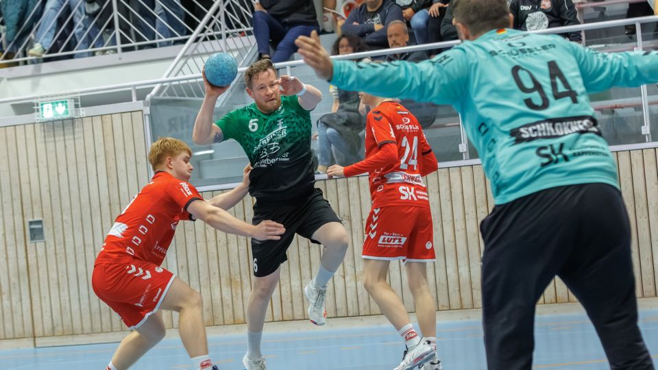 01.11.2025 HB Ludwigsburg 2 – Männer 2 31:27 | Bild: Mike Matysik (www.portraction.de)