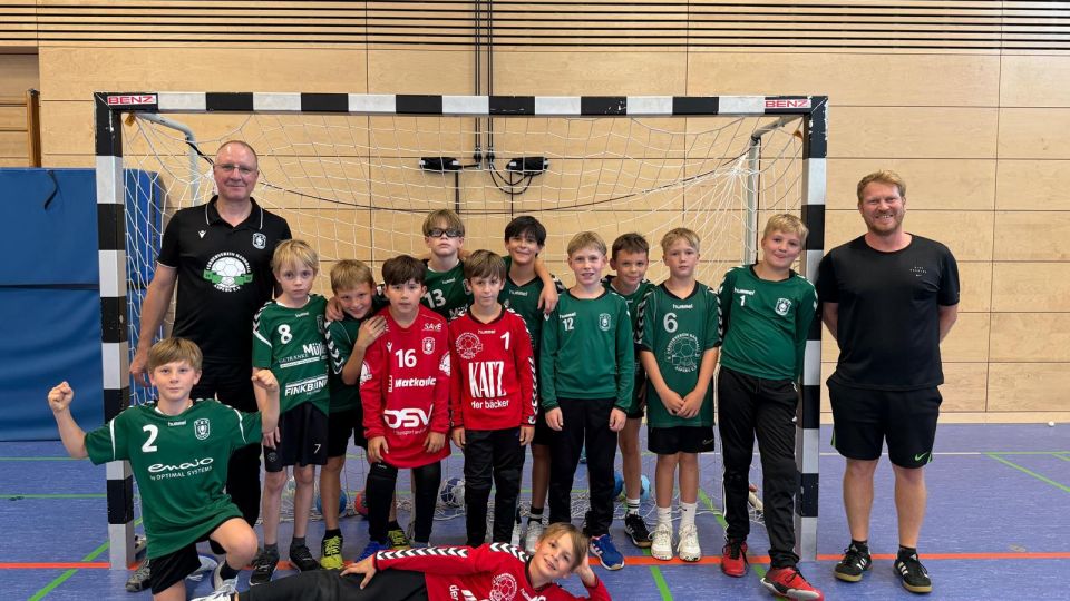 Die gemischte D-Jugend beim Freundschaftsspiel in Markgröningen
