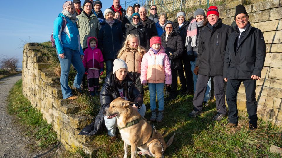 Gruppenfoto der Weihnachtswanderung 2025