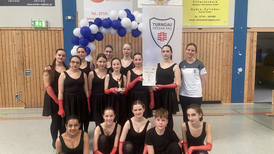Gruppenfoto Modern Motion beim Turngau in Möglingen