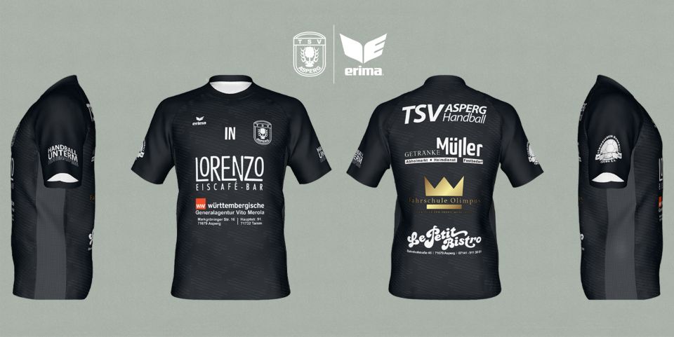 Neue Warmmach-Shirts für die Handballabteilung