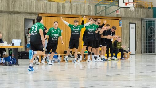 08.11.2025 Männer 3 - HSG Strohgäu 3 35:23 | Bild: Mike Matysik (www.portraction.de)