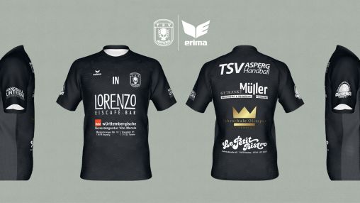 Neue Warmmach-Shirts für die Handballabteilung